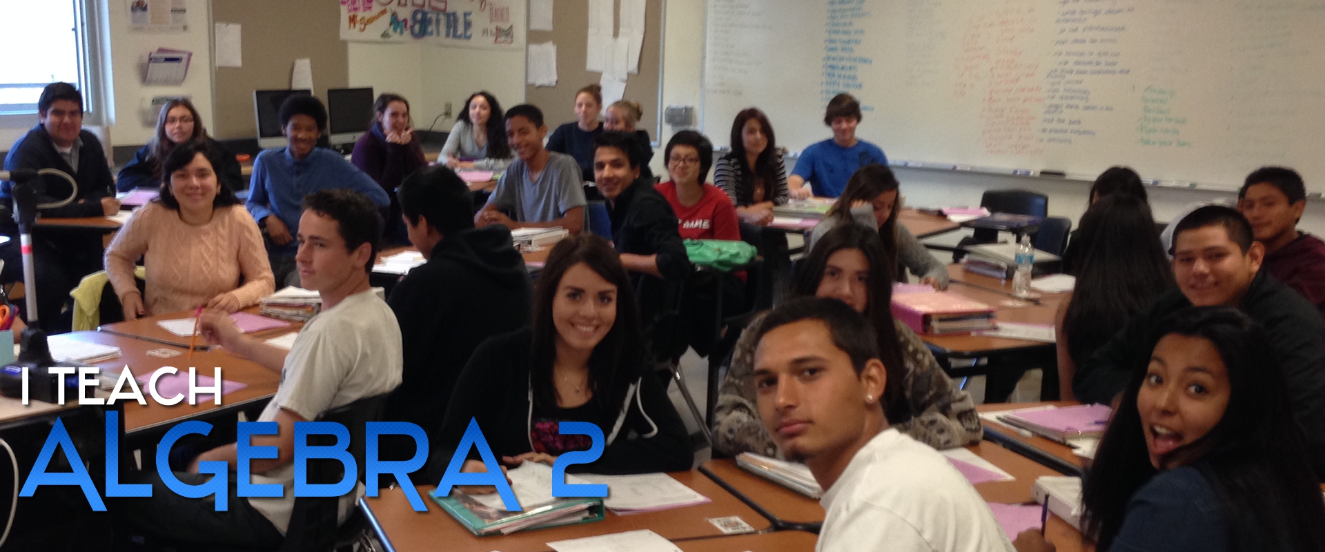 One of my Algebra Two class